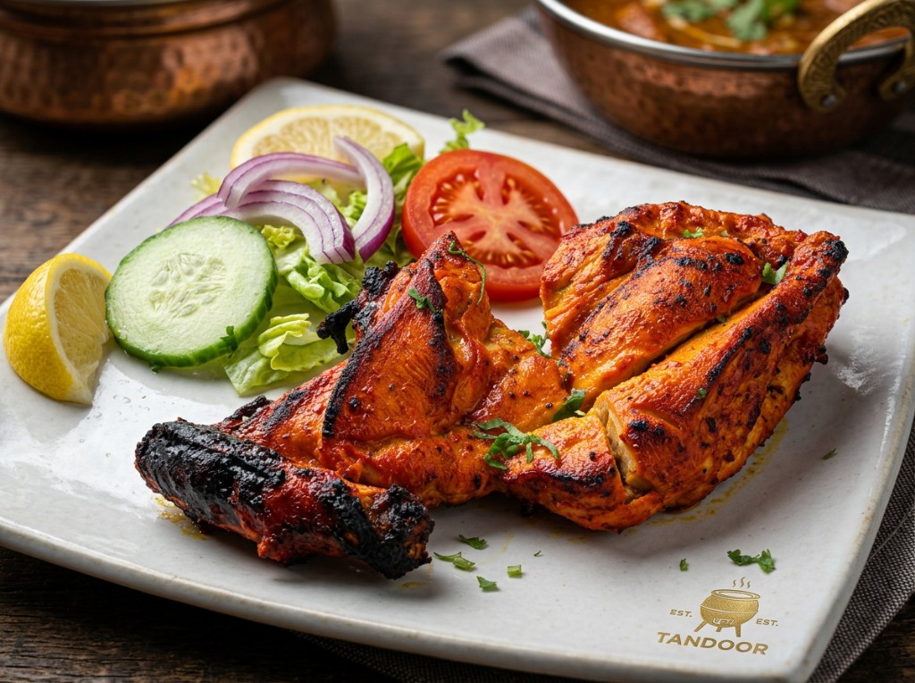 Tandoori chicken from the clay oven